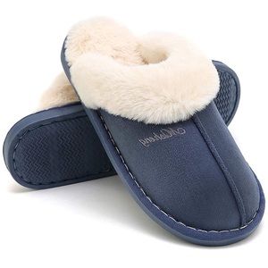 Fluffy Fur Slip On House Slippers